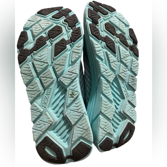 Hoka One Rincon 1102875 CGAS Charcoal Gray Aqua Sky Running Shoes Womens Size 10 - Picture 12 of 12